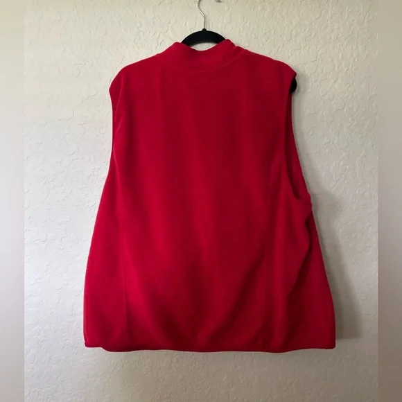 Karen Scott Vibrant Red Women's Vest - Picture 2 of 4